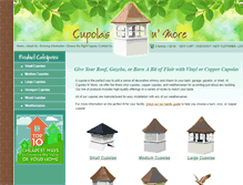 Tablet Screenshot of cupolasnmore.com